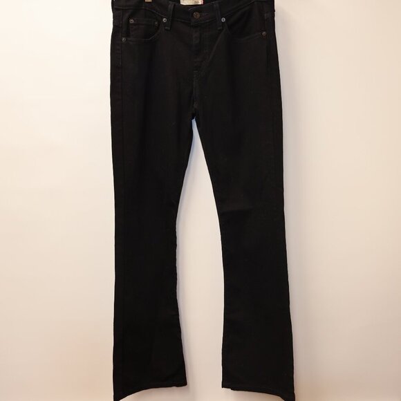 Levis 515 Womens Bootcut Black Denim Jeans Size 8M Made In Colombia - Picture 15 of 15